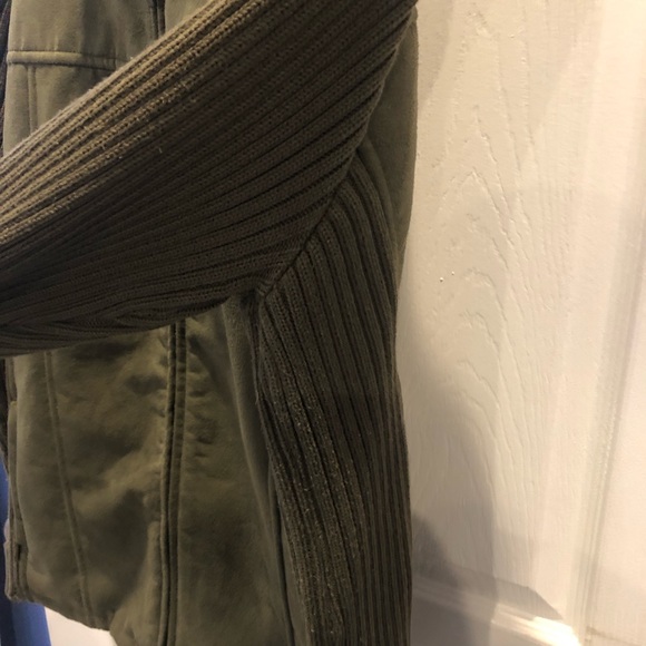 Lady Hathaway Green Faux Suede Jacket XL - Picture 5 of 14